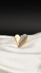 Heartline Statement Ring