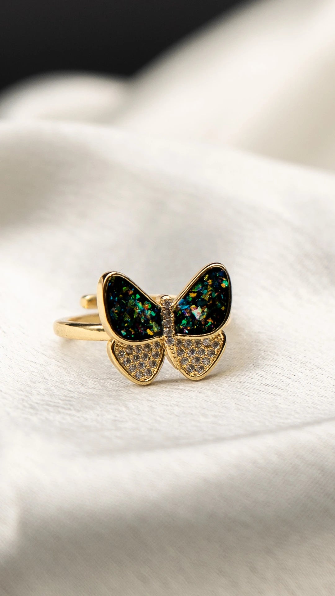 Aurelia Flutter Statement Ring