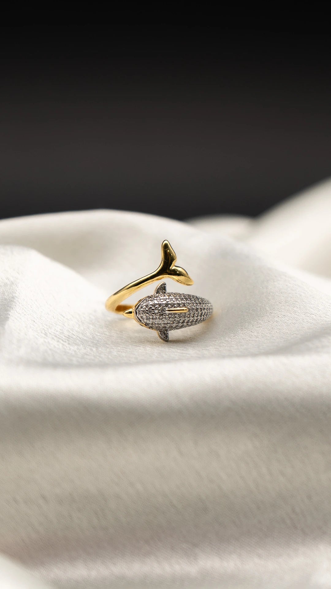 Blue Echo Statement Ring