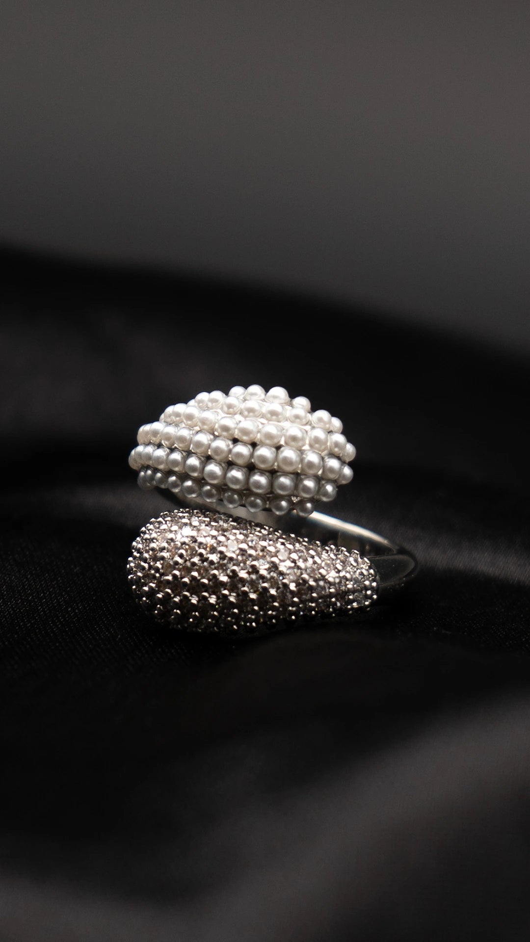 Twilight Dew Statement Ring
