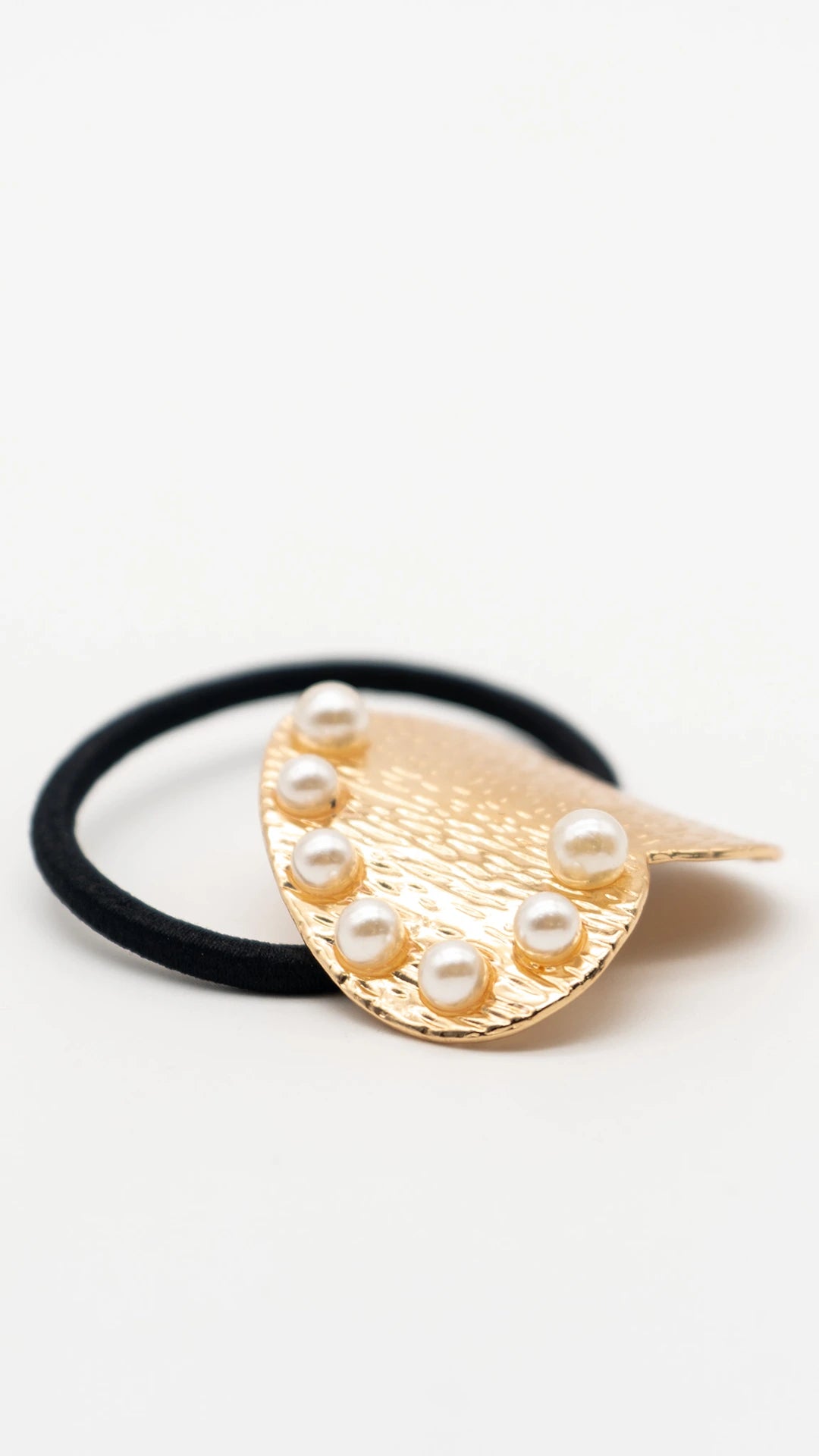 Pearl Heart Hair Cuff