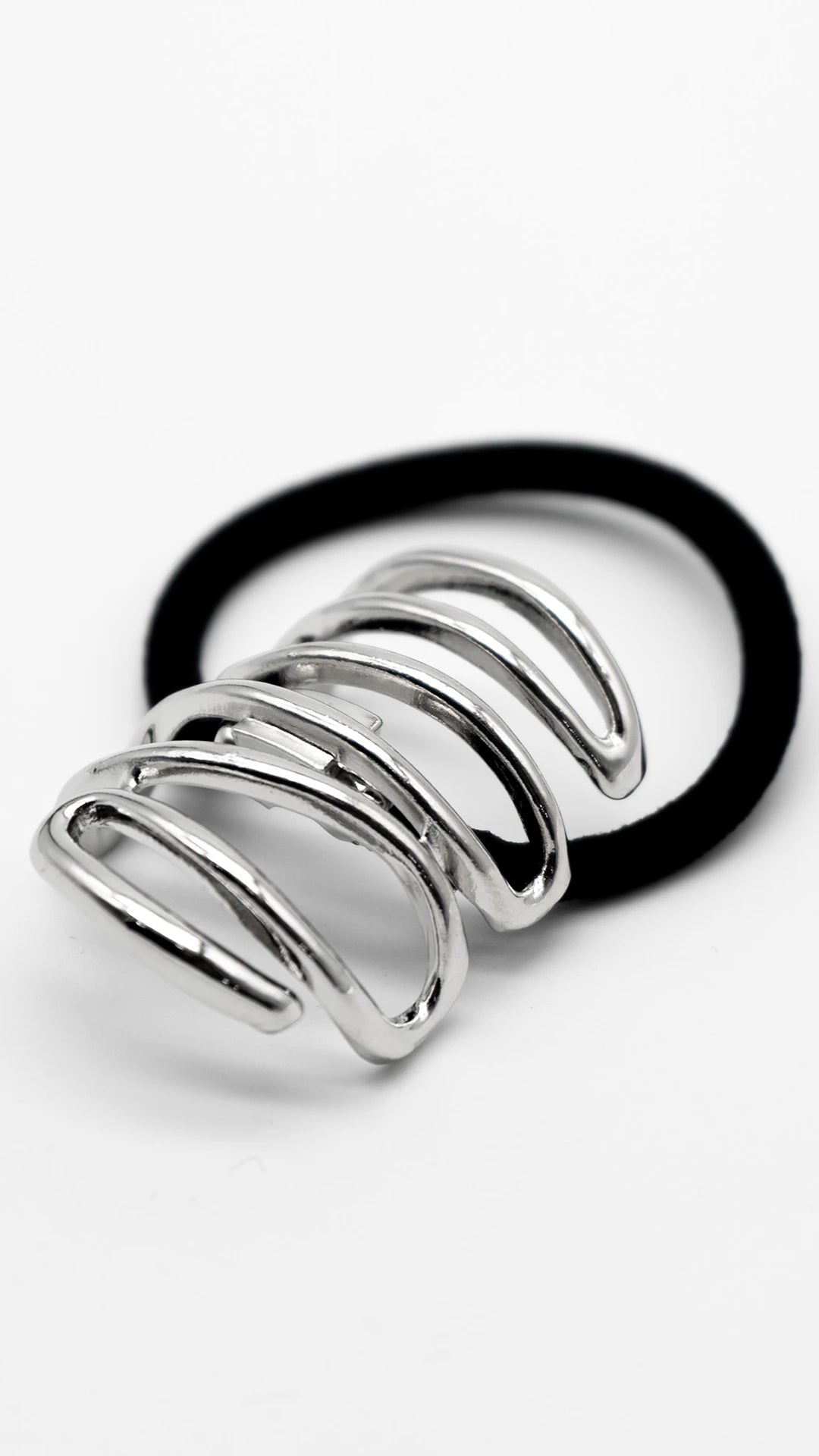 Silver Flow Hair Cuff