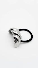 Glazed Croissant Silver Hair Cuff