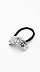 Molten Crest Silver Hair Cuff