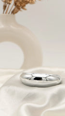 Silver Arc Bangle