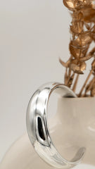 Silver Arc Bangle