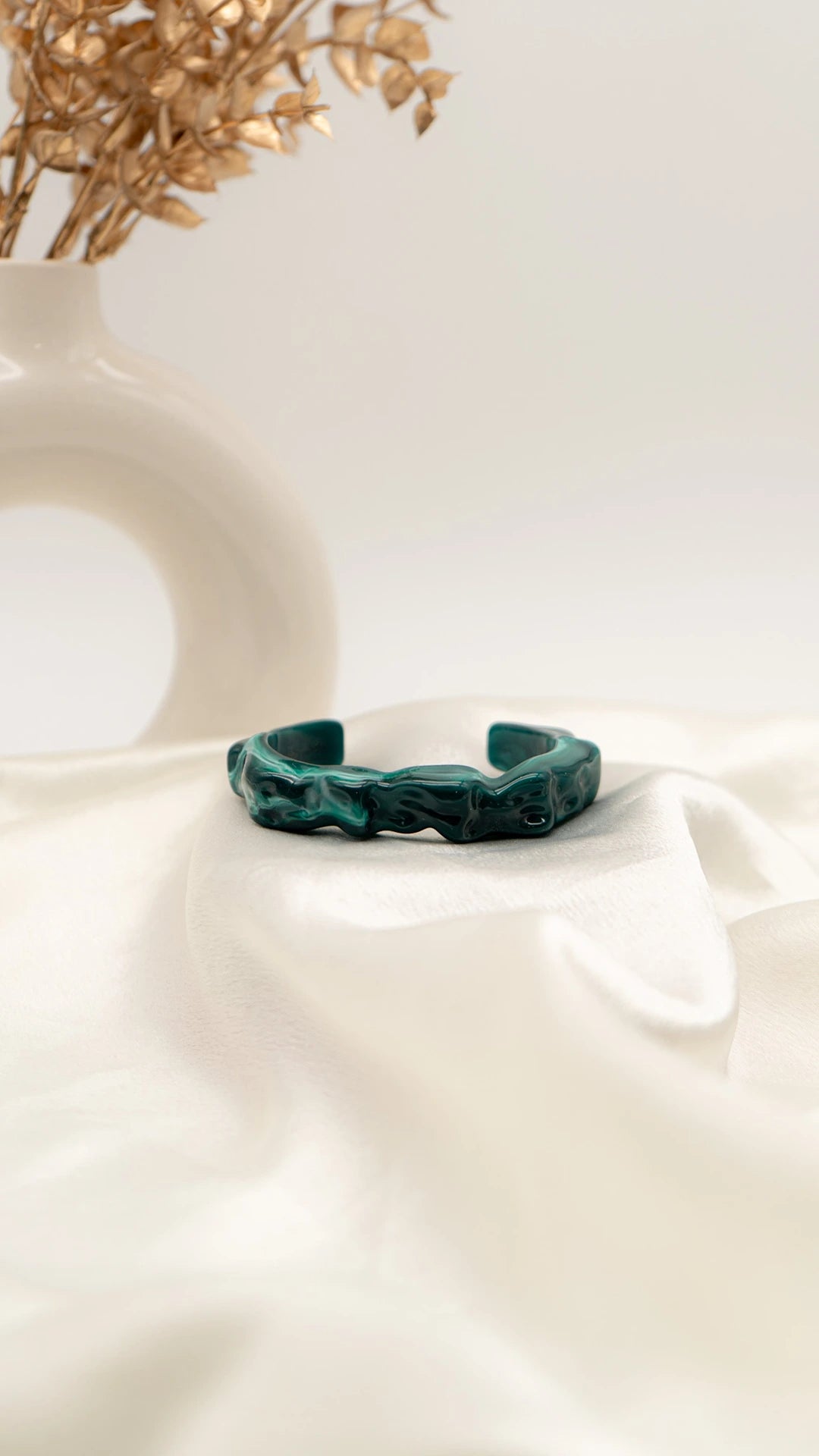 Forest Flow Resin Bangle