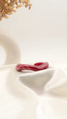 Rose Crest Resin Bangle