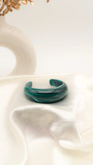 Jade Dome Resin Bangle