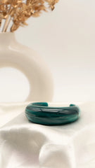 Jade Dome Resin Bangle