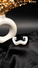 Pearl Swirl Resin Bangle