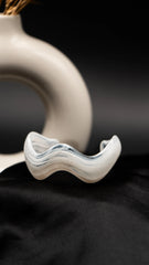 Pearl Swirl Resin Bangle