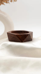 The Geometry Wooden Bangle