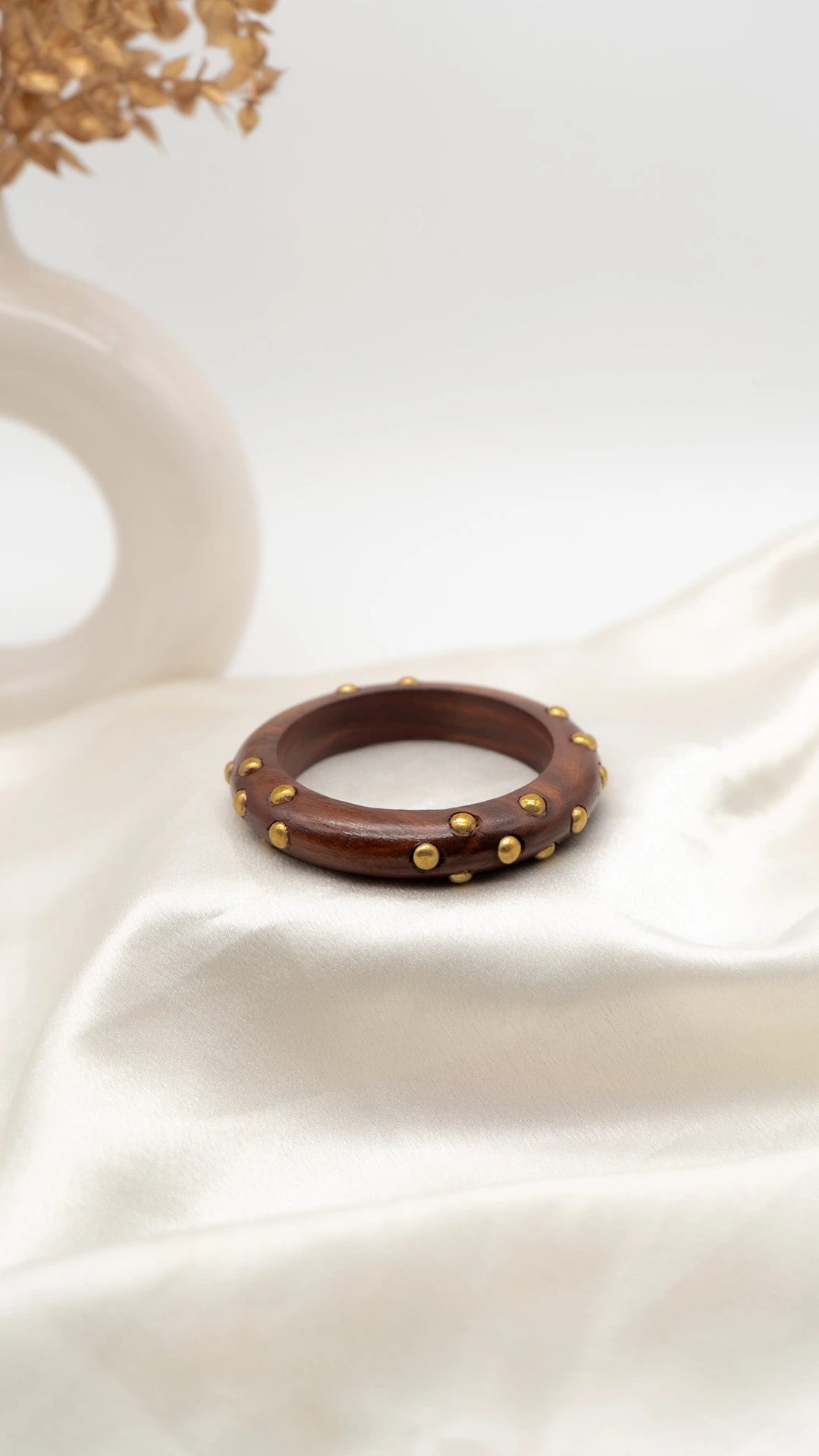 Luxe Speckle Wooden Bangle