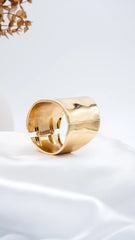 Drip Lock Gold Statement Bangle