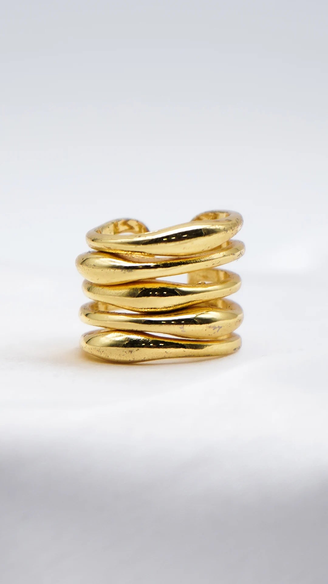 Muse Band Statement Ring