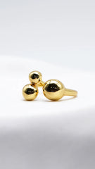 Trio Gleam Statement Ring