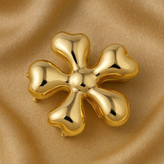 Flora Royale Gold Plated Clip