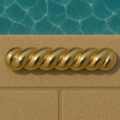 Lustrous Swirls Barrette Clip