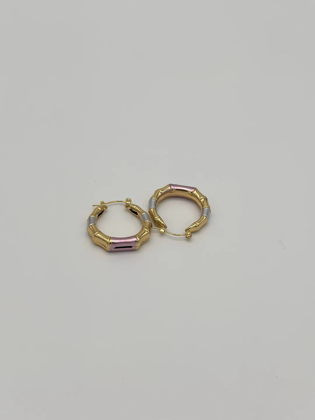 Metallic Pop Hoop Earrings