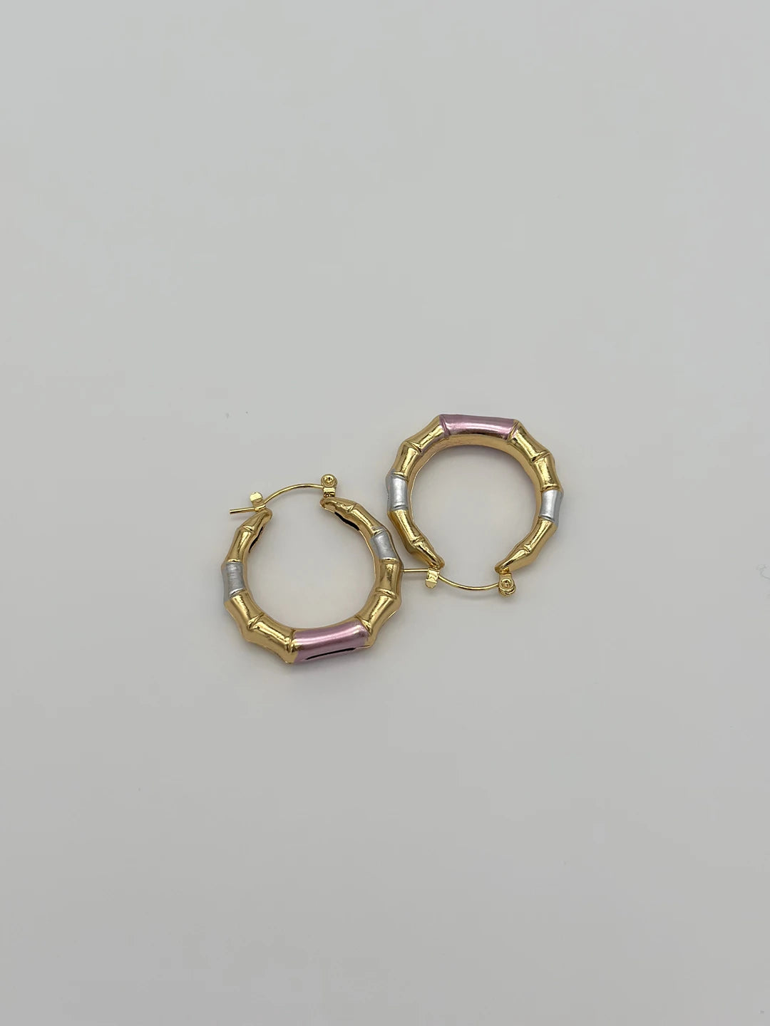 Metallic Pop Hoop Earrings