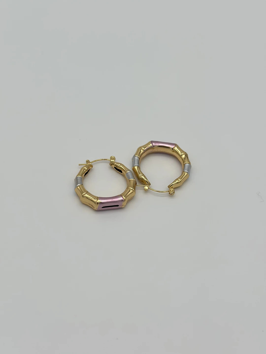 Metallic Pop Hoop Earrings