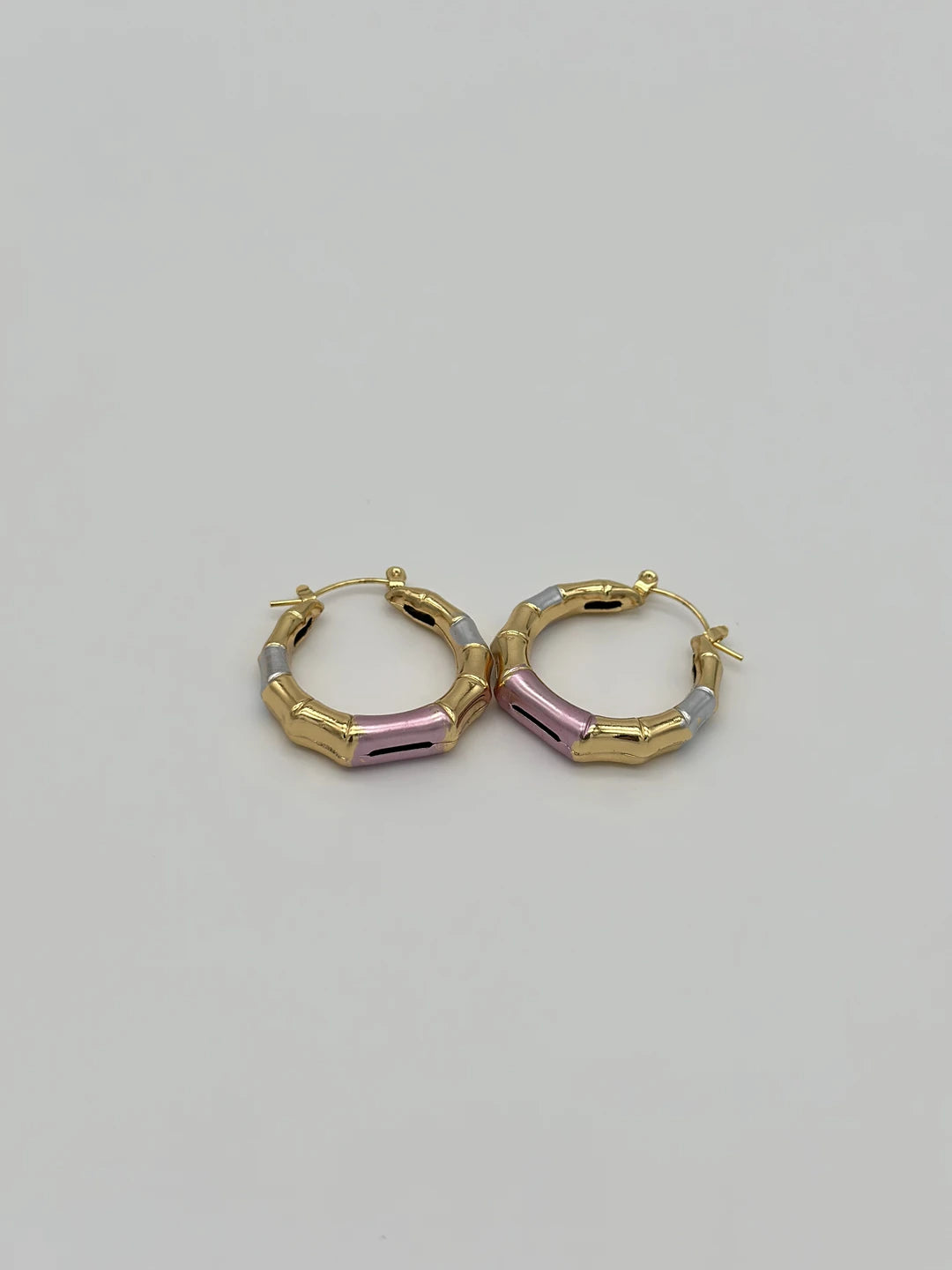 Metallic Pop Hoop Earrings