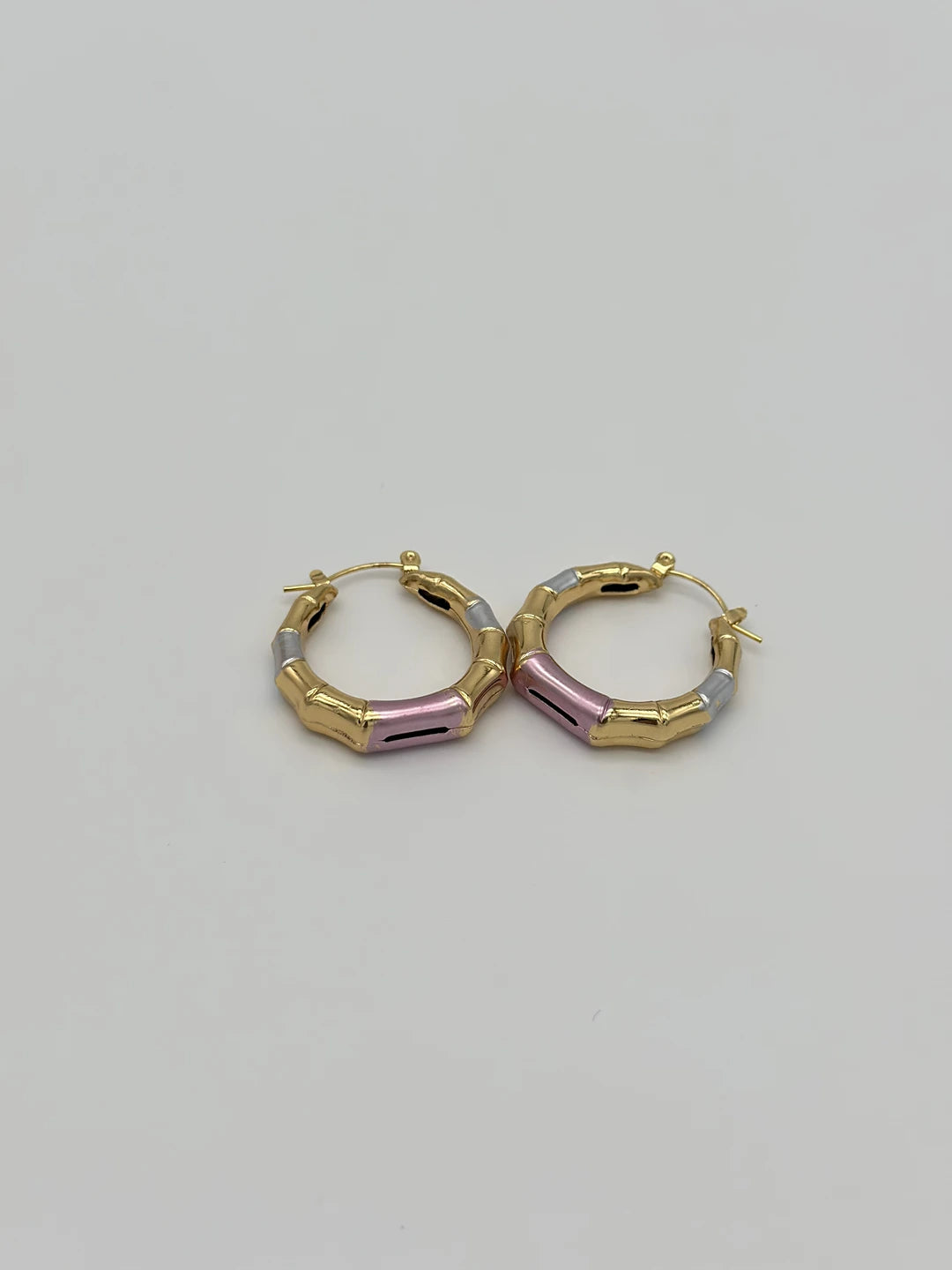 Metallic Pop Hoop Earrings