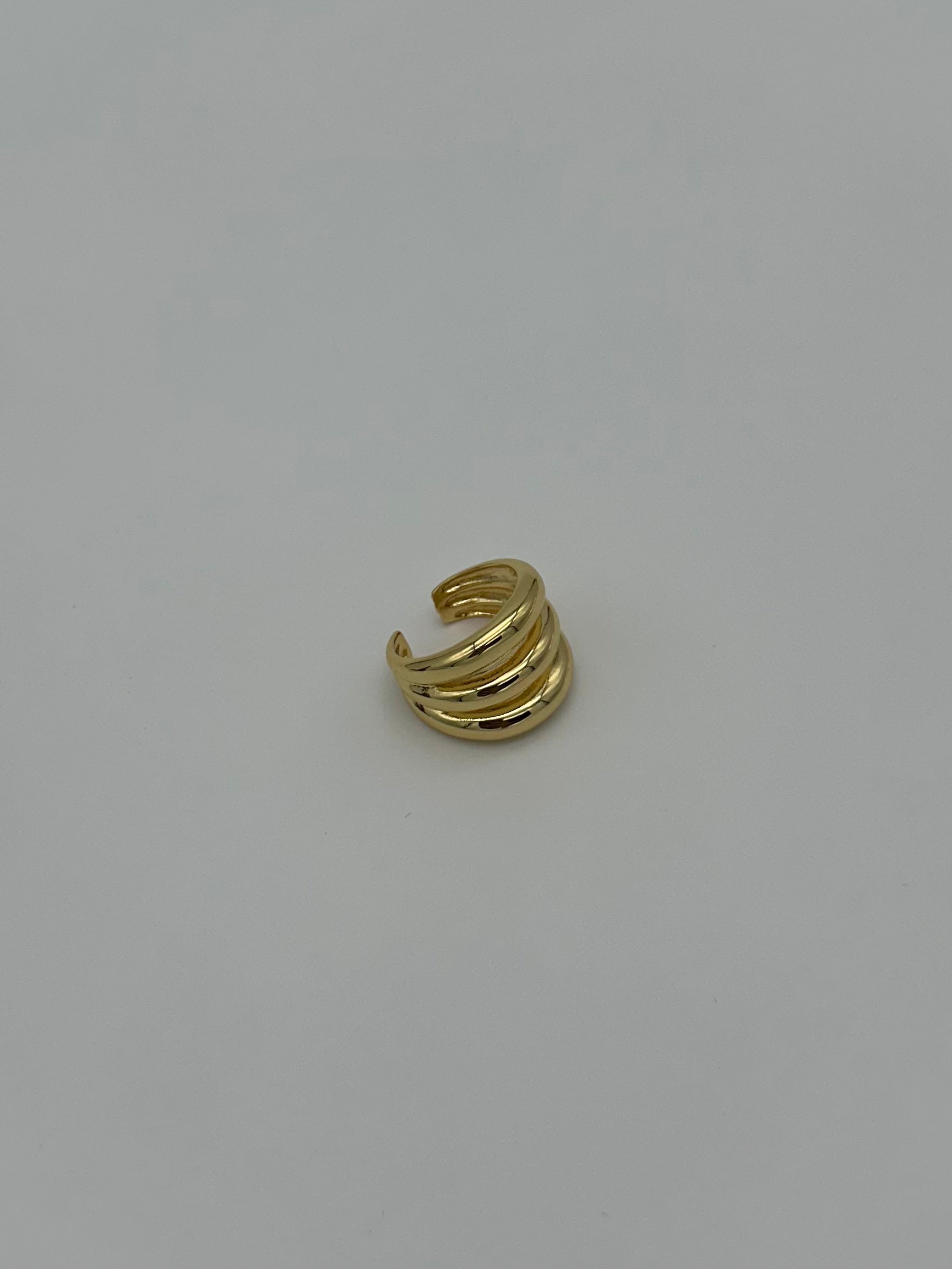Triple Halo Statement Ring