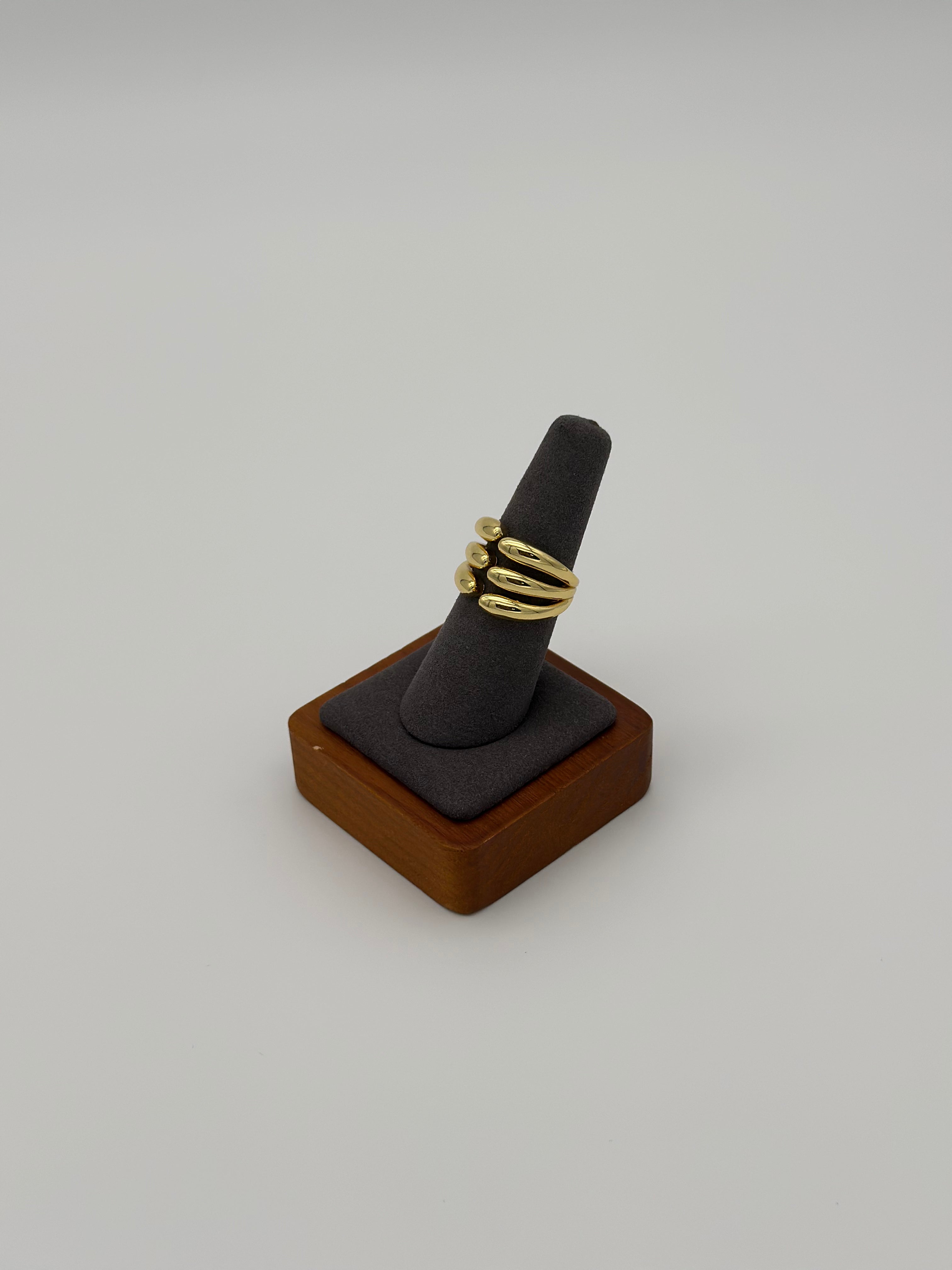 The Golden Grip Statement Ring