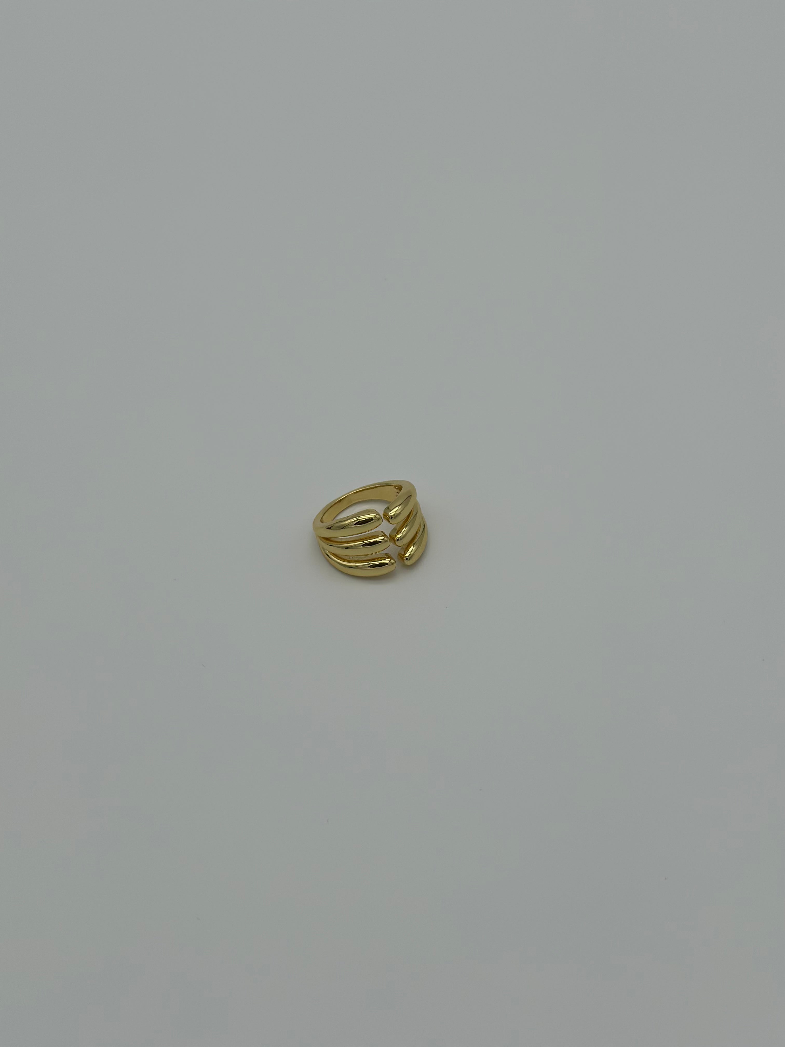 The Golden Grip Statement Ring