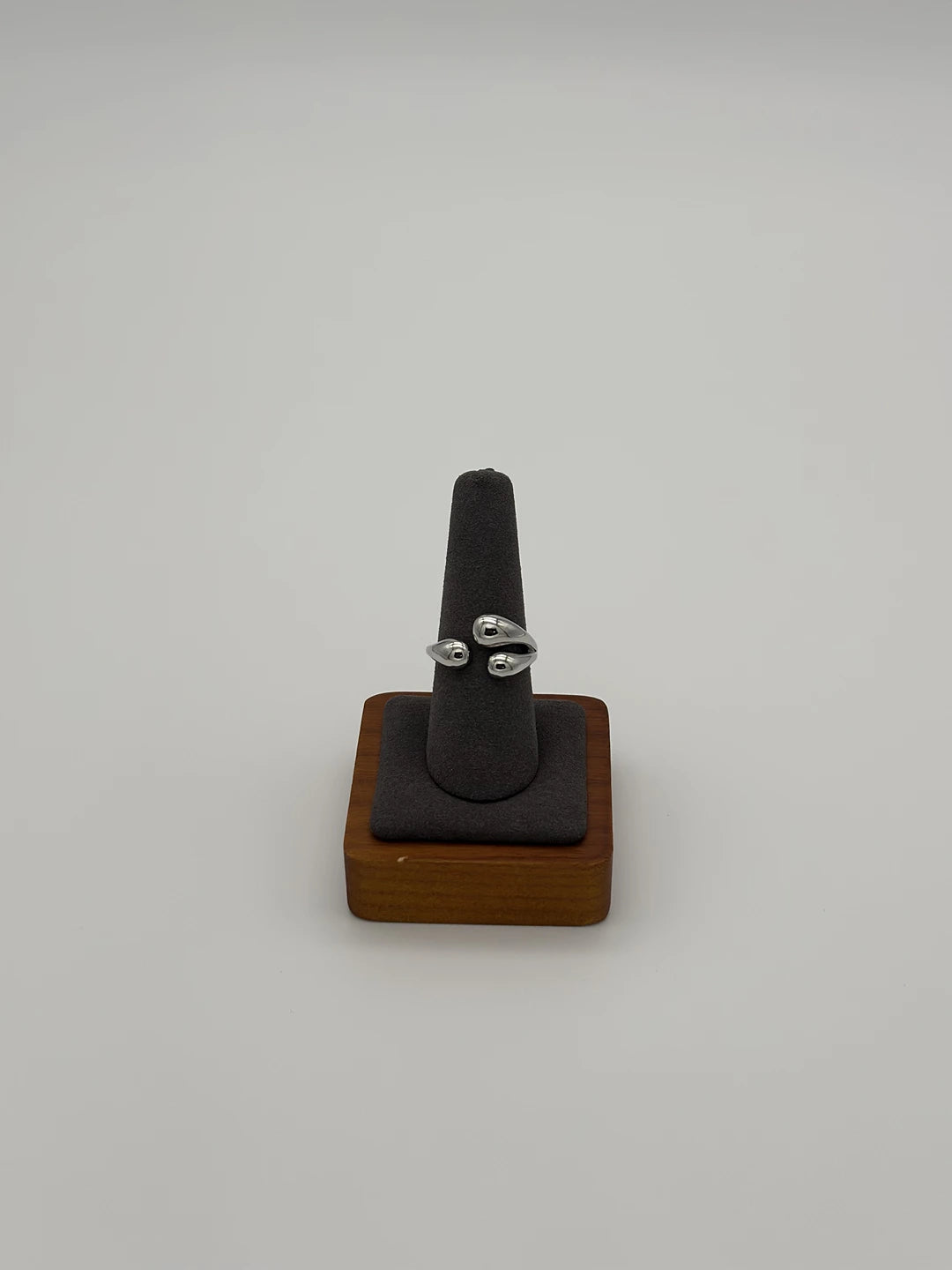 Silver Dew Statement Ring