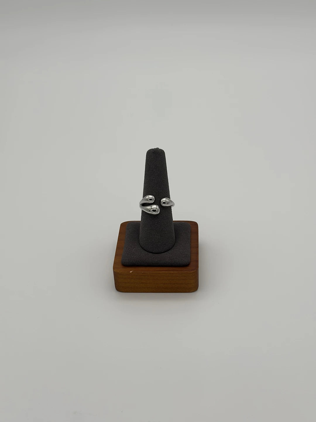 Silver Dew Statement Ring