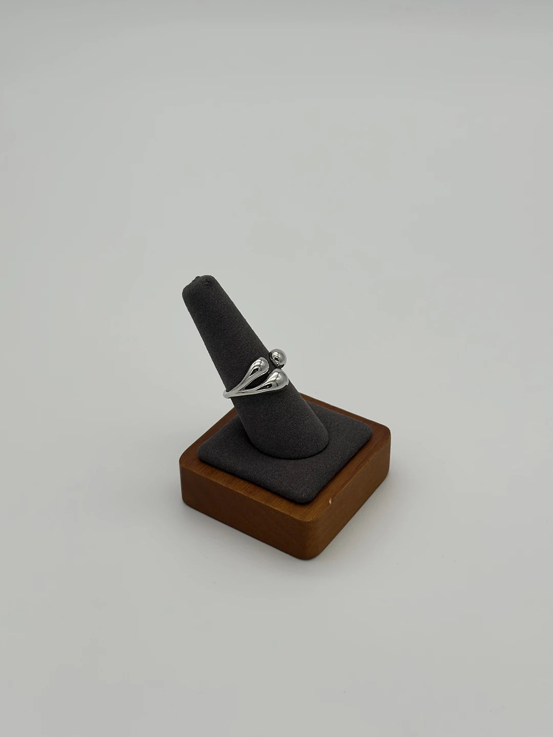 Silver Dew Statement Ring
