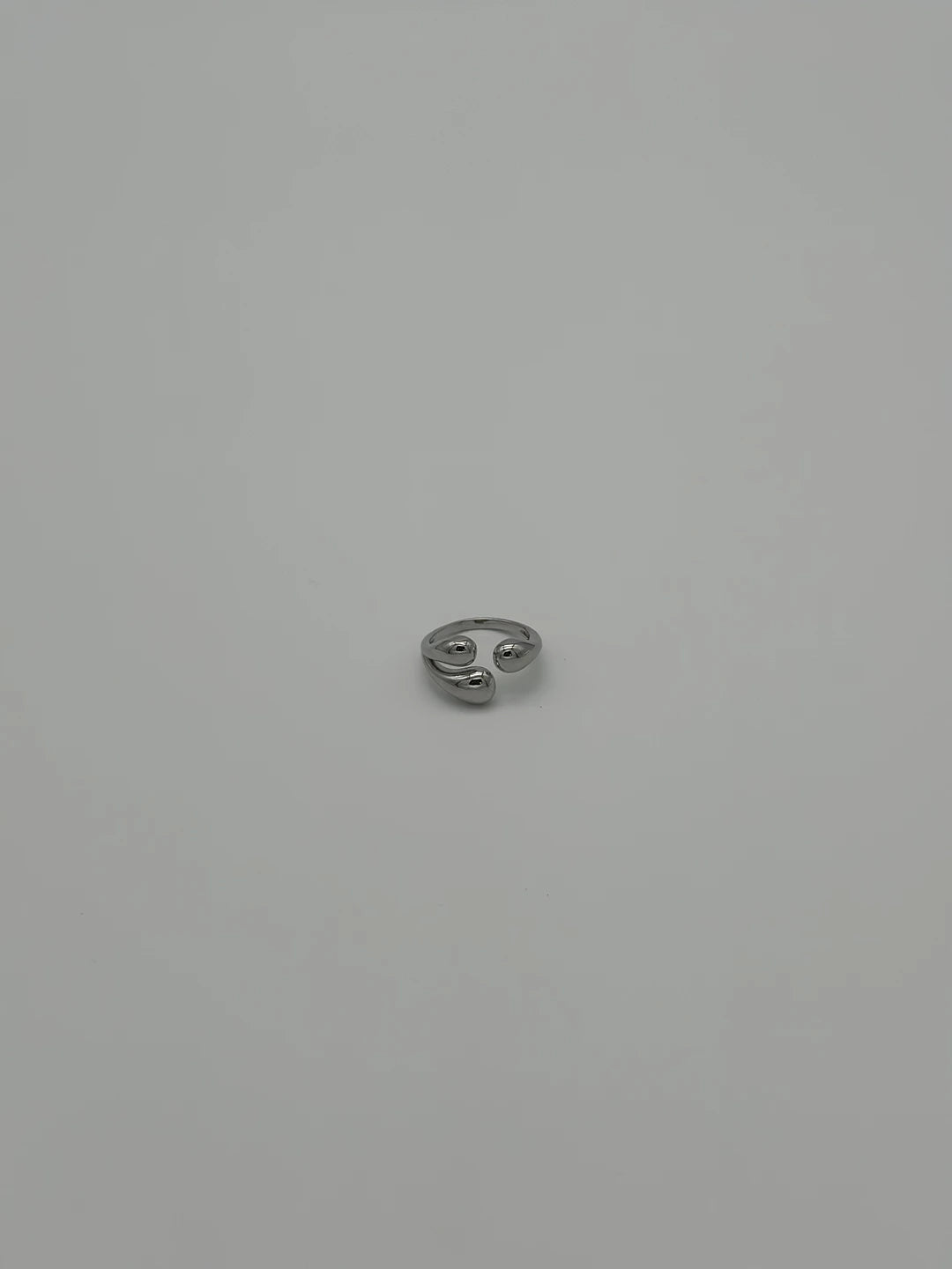 Silver Dew Statement Ring