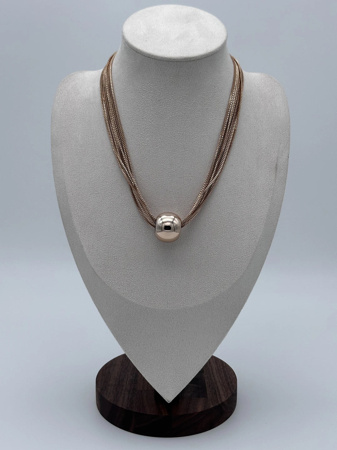 Satin Sphere Necklace