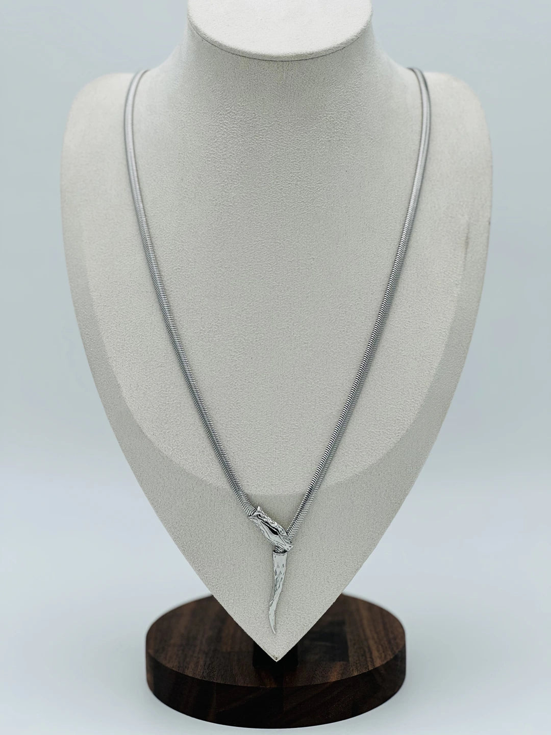 Silver Fang Necklace