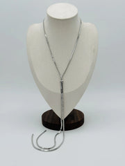 Silken Silver Chain Necklace