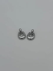 Chrome Loops Earrings