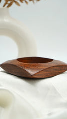 The Sculpted Square Wooden Bangle