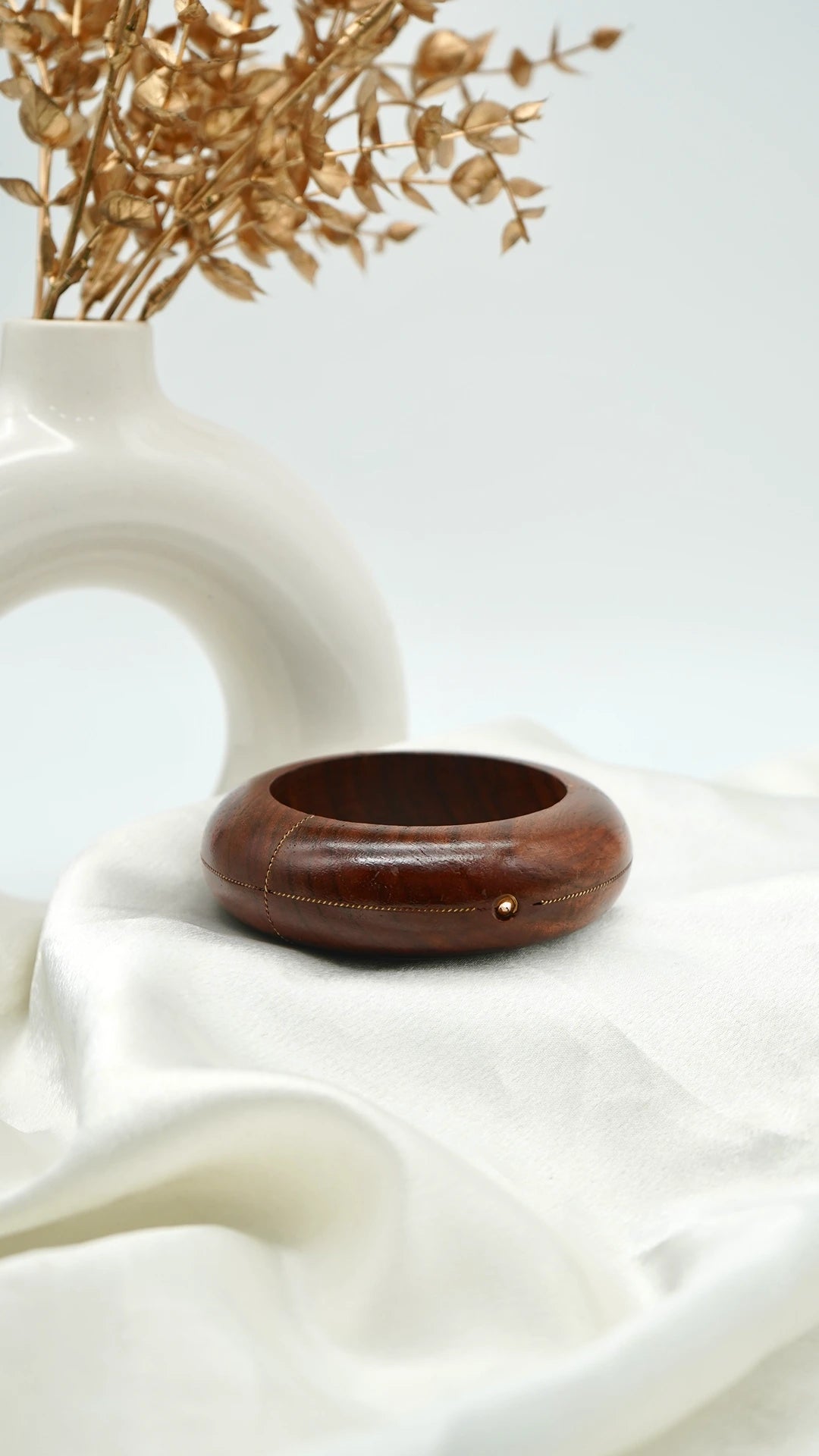 The Halo Wooden Bangle