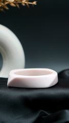 Rosé Silken Arc Resin Bangle