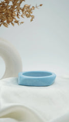 Ocean Silken Arc Resin Bangle