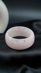 Satin Blush Resin Bangle