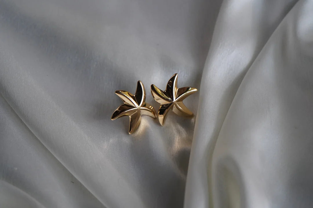 Stellar Gold Stud Earrings