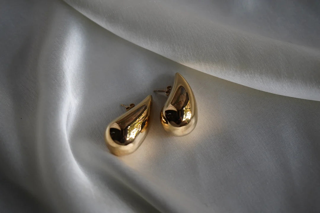 Elysian Tears Gold (L) Earrings