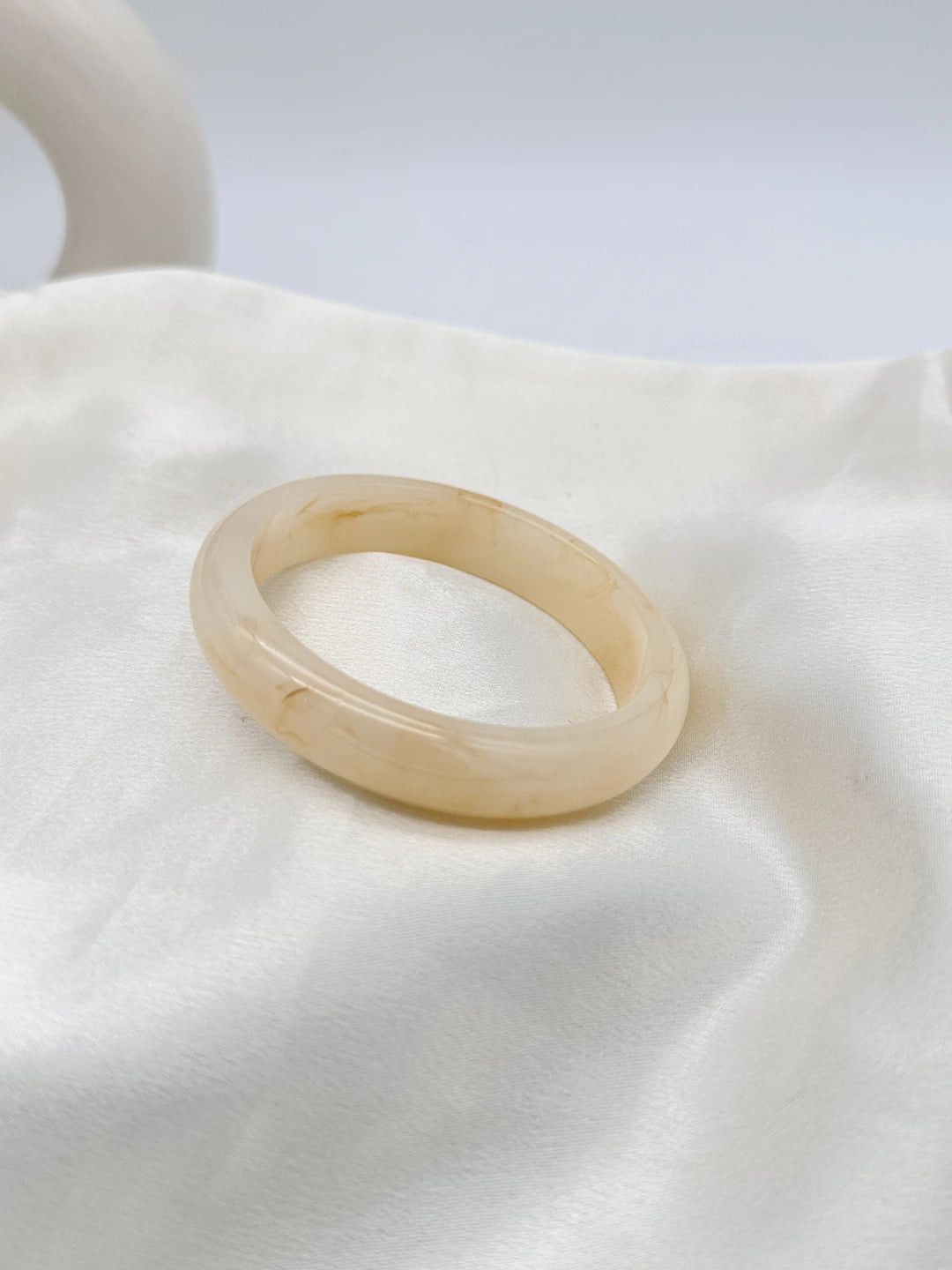 Vanilla Veil Resin Bangle